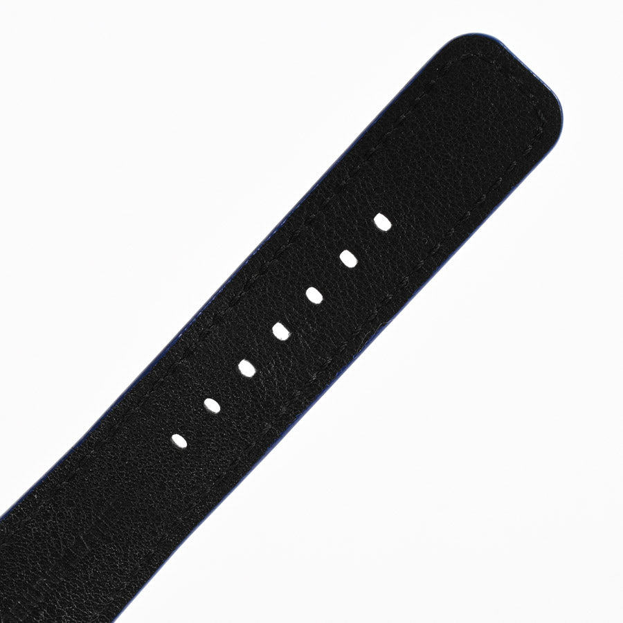 Louis Vuitton Tambour Slim Monogram Cobalt GM Watch QA150Z Blue