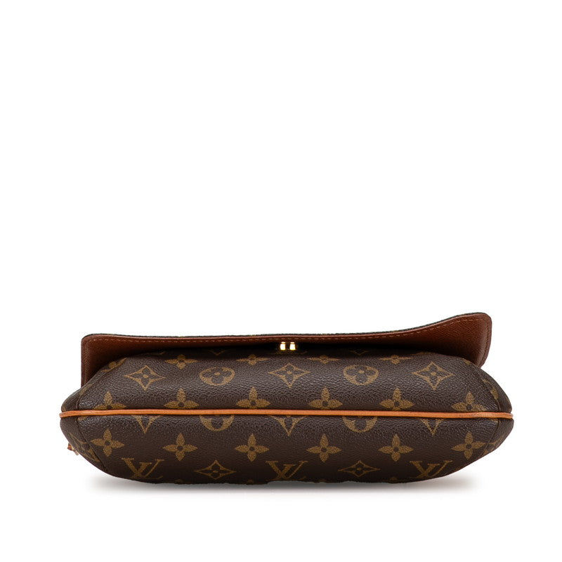 Louis Vuitton Monogram Museet Tango Short Handbag M51257 Brown PVC Leather  Louis Vuitton