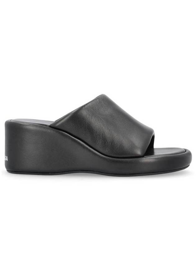 Luxury Balenciaga  Rise Wedge Sandals Black