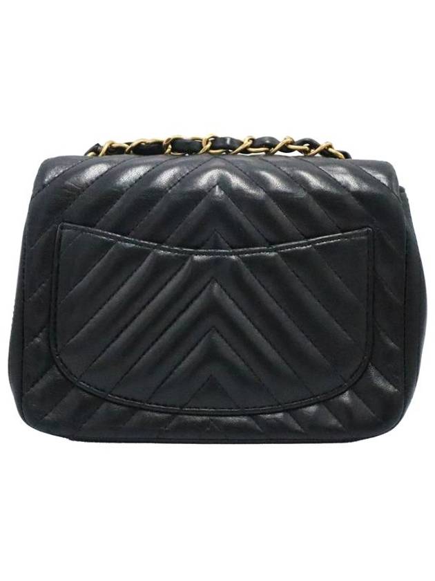 Women s Cross Bag Black Chanel A35200 Gold COCO Logo Lambskin Classic Chevron Petit Sac Mini Flap Chain Shoulder Chanel