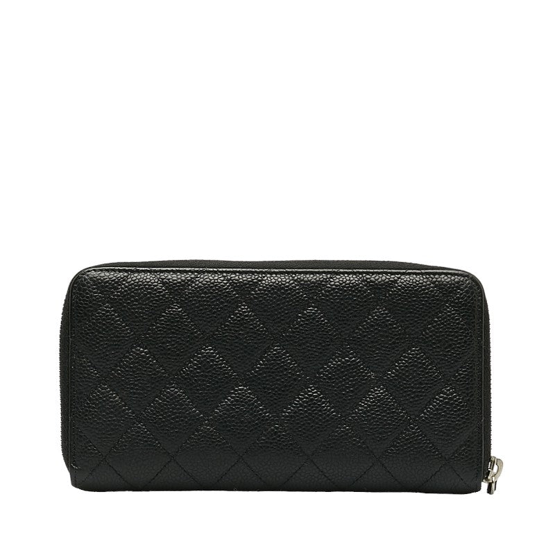 Chanel Coco Long Wallet Black Caviar S  Chanel