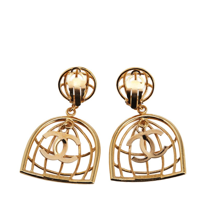 Chanel Coco Mark Birdcage Earrings