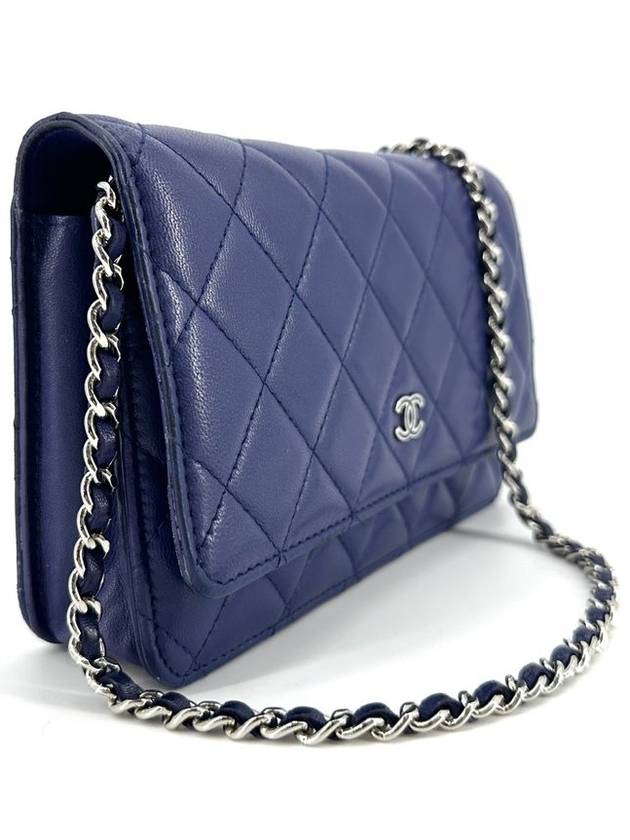 Lambskin mini cross bag WOC Chanel