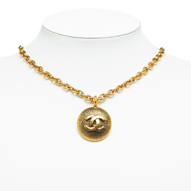 Chanel Vint Coco Medal Necklace G   Chanel
