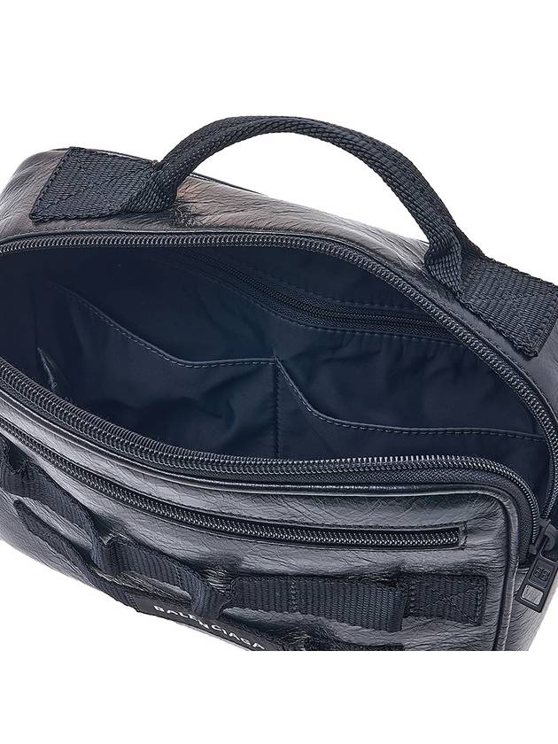 Luxury Balenciaga  Army Pouch Cross Bag Black