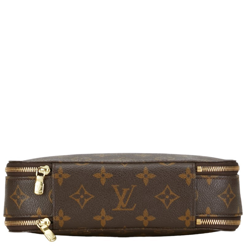 Louis Vuitton Monogram Truss Brush GM Pouch  Pouch M47505 Brown PVC  Louis Vuitton
