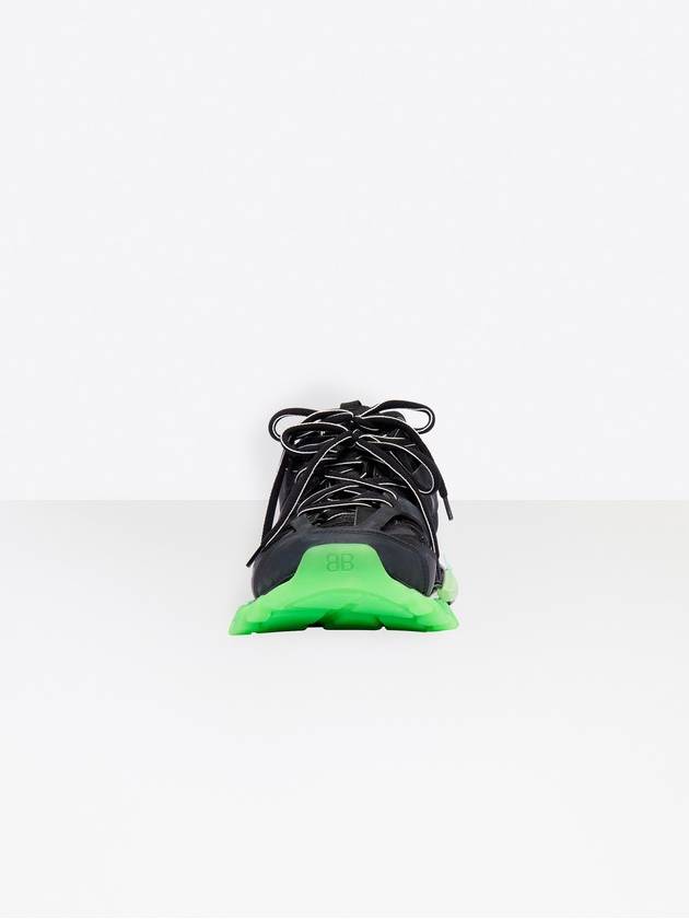 Luxury Balenciaga  Track Low Top Sneakers Glow Black