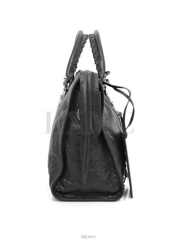 Luxury Balenciaga  City motor bag gray 505550 cross