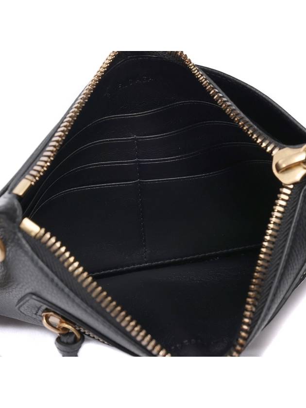 Luxury Balenciaga  Neo Classic Grained Calfskin Clutch Bag Black