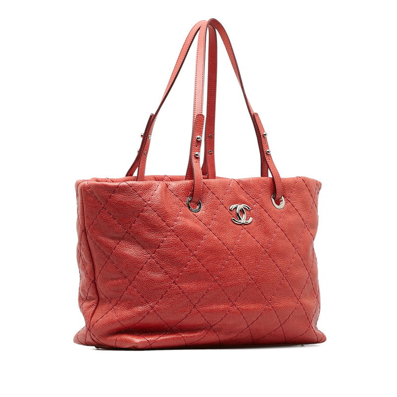 Chanel Wild tick Onza Road  Bag Pink Leather  Chanel