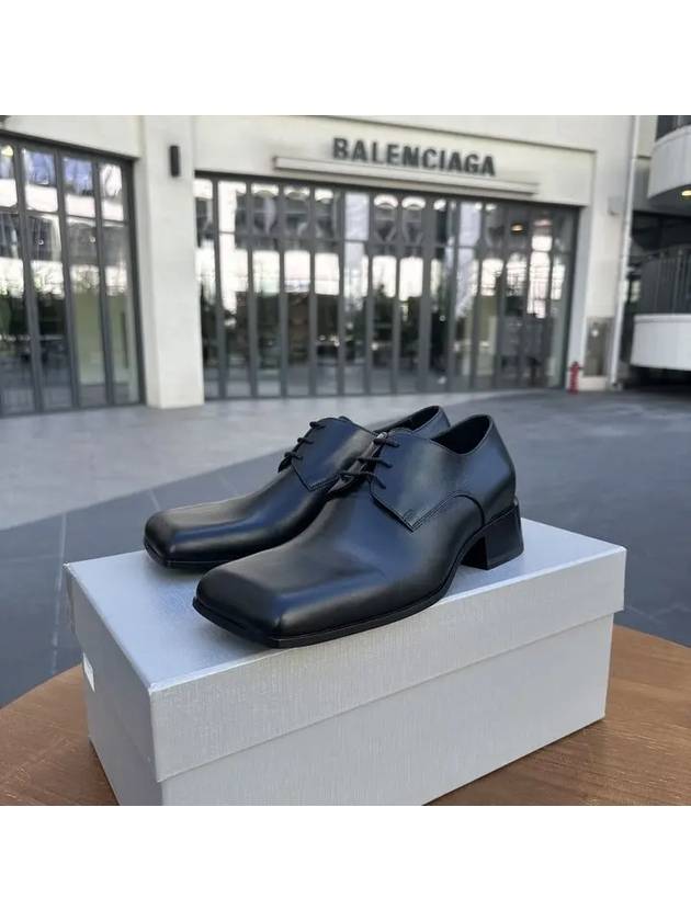 Luxury Balenciaga  Work Lace-Up Derby Black