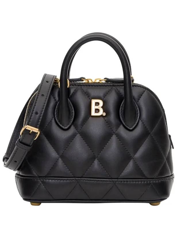 Luxury Balenciaga  Ville Quilted Leather Top Handle Cross Bag Black