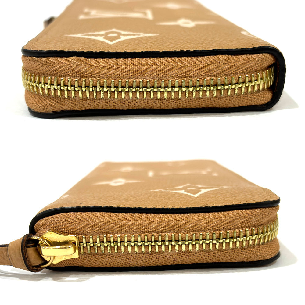 Louis Vuitton Portefolio Claimans M81460 Bi-colour Monogram Amplant Arizona Long Wallet Wallet