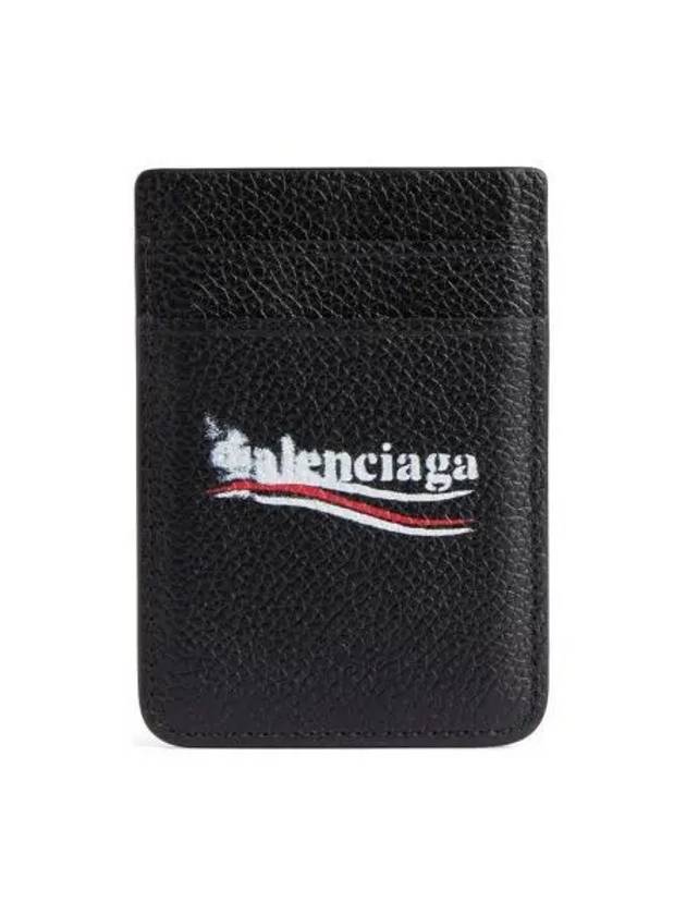 Luxury Balenciaga  Cash Magnet Card Wallet Black