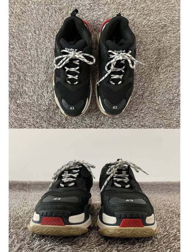 Bottega Veneta Luxury Balenciaga  Triple S Multi Bread Black Red 43 280