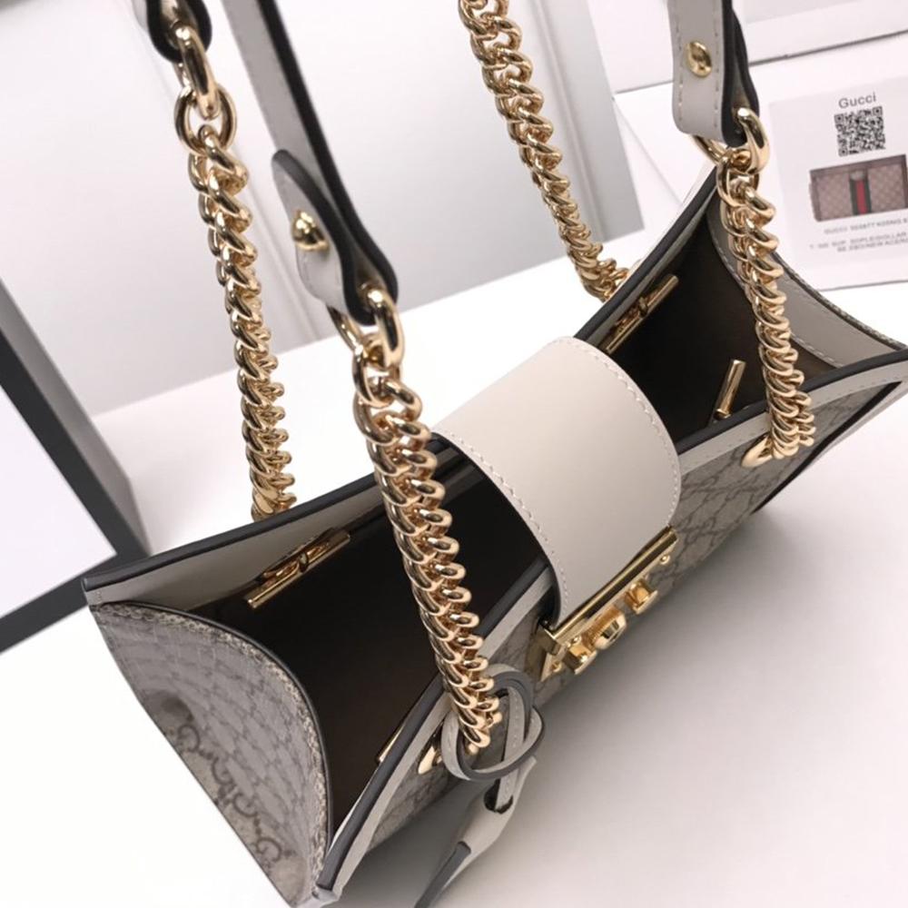 Gucci Padlock small GG shoulder bag