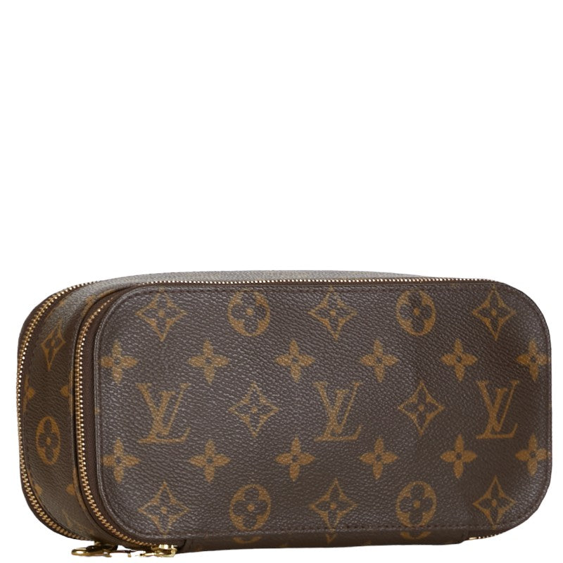 Louis Vuitton Monogram Truss Brush GM Pouch  Pouch M47505 Brown PVC  Louis Vuitton