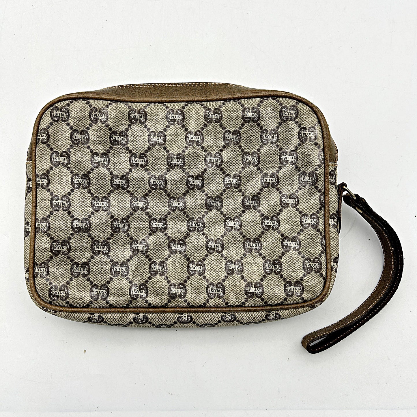 Gucci Sherry Line GG Shoulder Bag Brown Cloth gubs