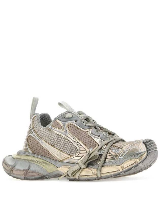 Luxury Balenciaga  3XL Mesh Panel Low Top Sneakers Grey