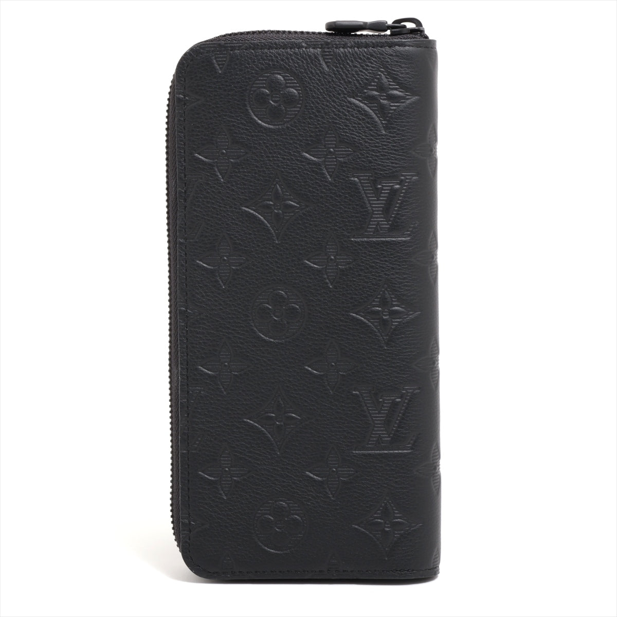 Louis Vuitton Shadow Zippy Wallet Vertical M62902 Black Round Zippe Wallet