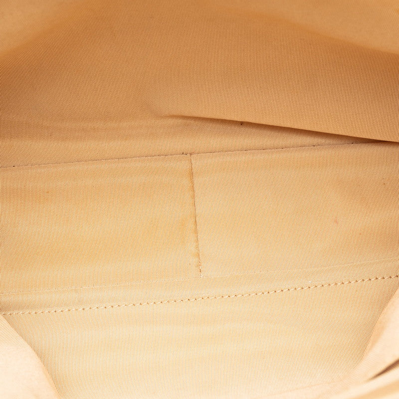 Chanel Matrasse Chain Tote Bag Beige Silver Caviar S  Chanel