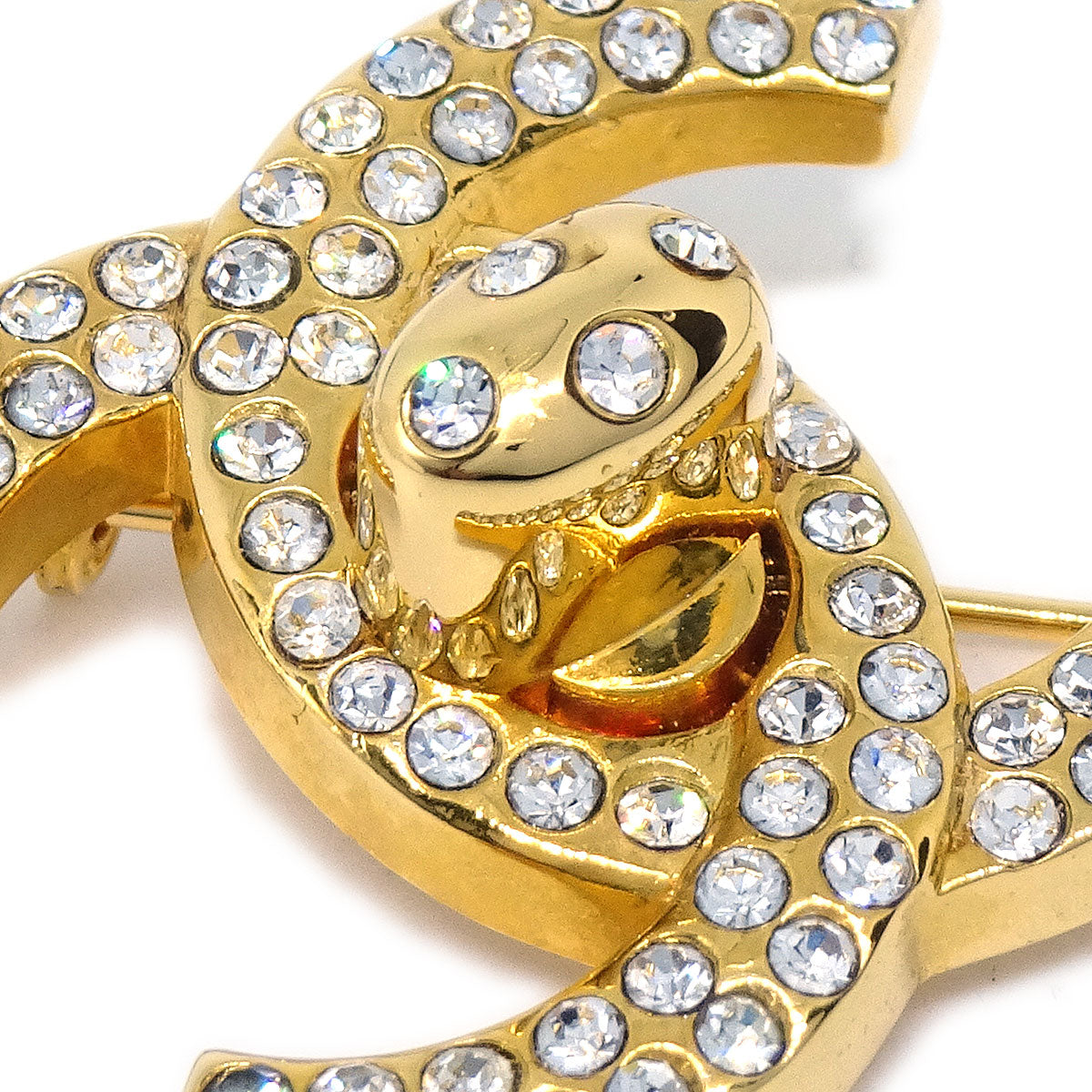 Chanel 1997 Brooch Pin Gold