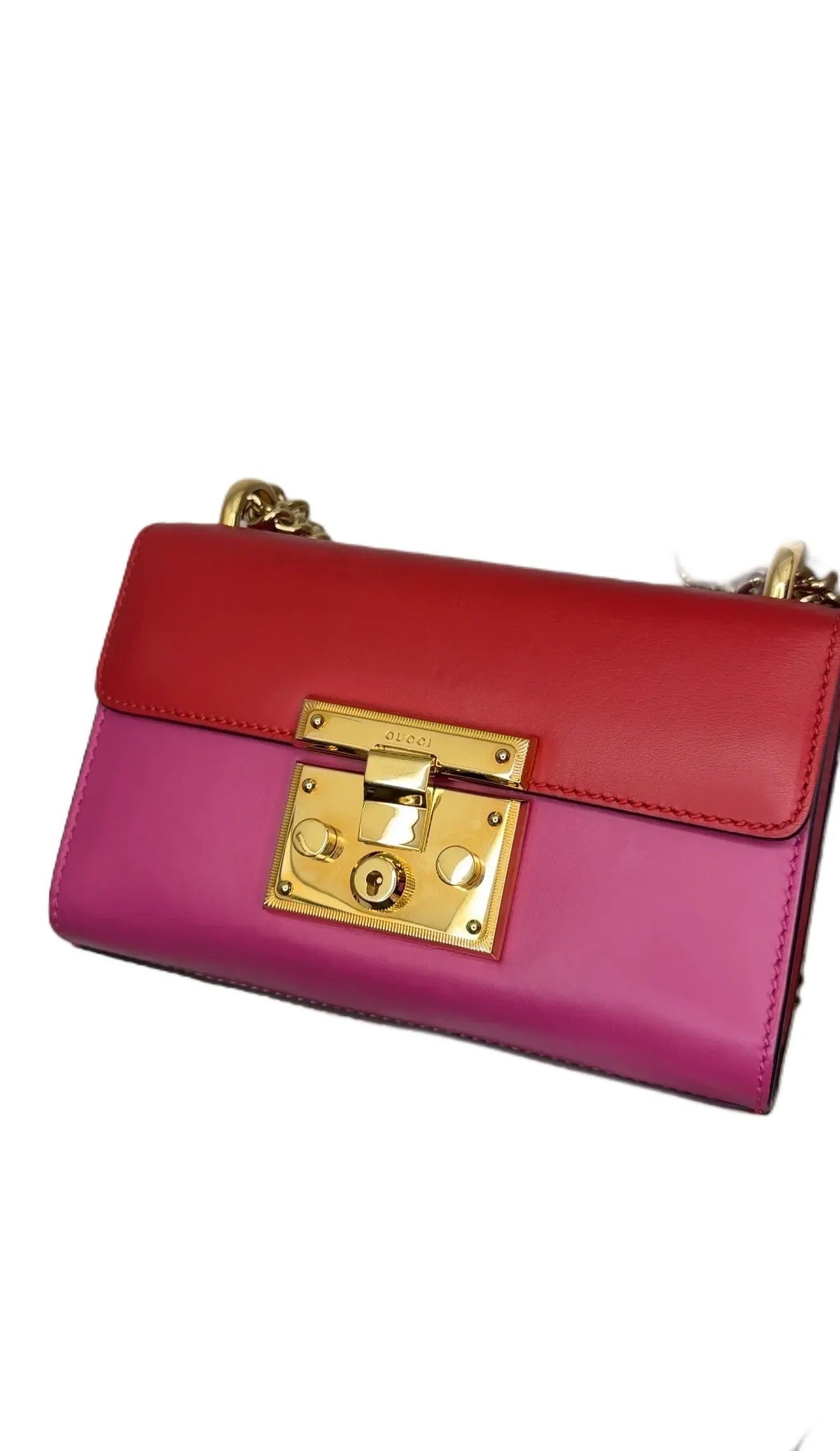 Gucci Small Padlock Shoulder Bag - Pink B-