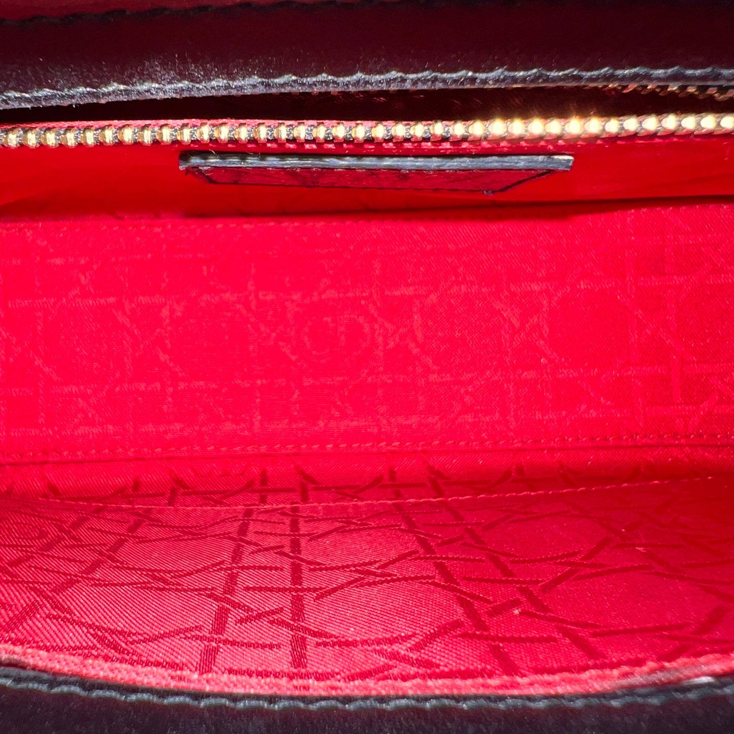 *ABC Strap* Lady Small Cannage Lambskin Black Golden Hardware ABC Strap