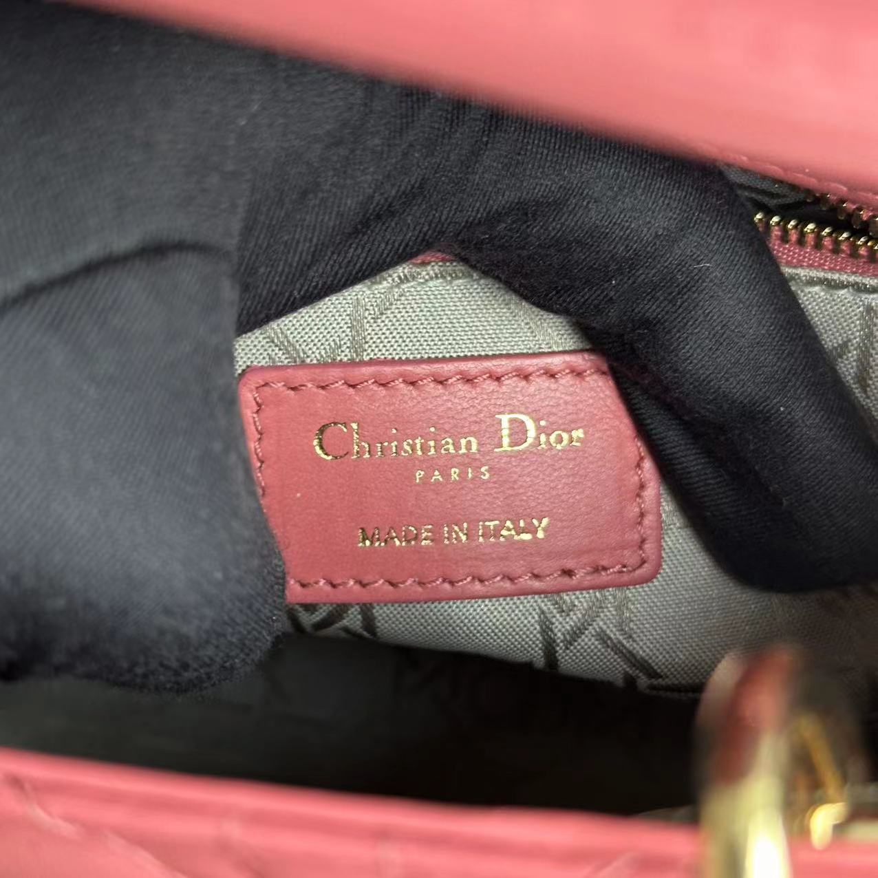 *ABC Strap* Lady Small Cannage Lambskin My ABC MYABC Charm Light Pink GHW