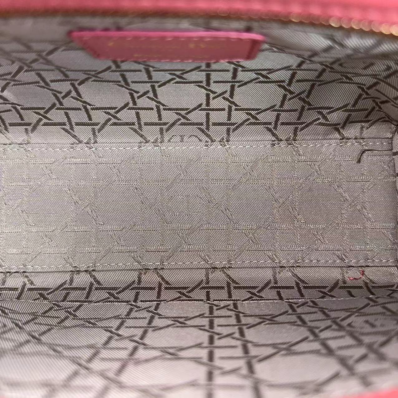 *ABC Strap* Lady Small Cannage Lambskin My ABC MYABC Charm Light Pink GHW