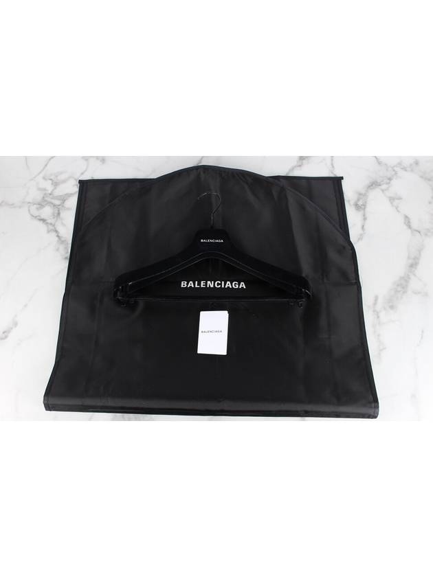 Luxury Balenciaga  wave logo denim jacket 46