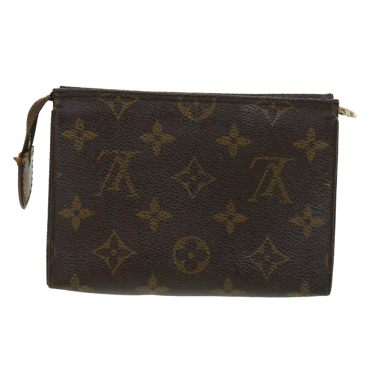 LOUIS VUITTON Monogram Poche Toilette 15 Pouch M47546 LV Auth ac1812