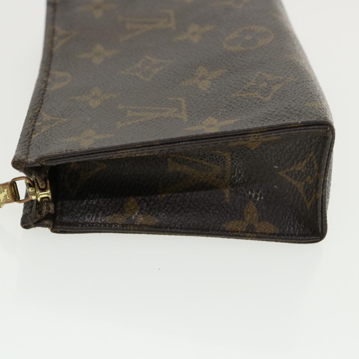 LOUIS VUITTON Monogram Poche Toilette 15 Pouch M47546 LV Auth ac1812