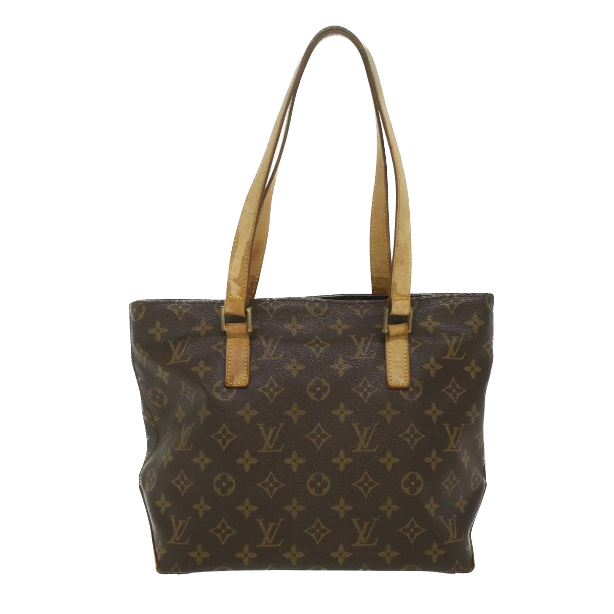 LOUIS VUITTON Monogram Cabas Piano Tote Bag M51148 LV Auth ac1816