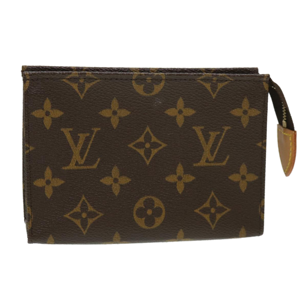LOUIS VUITTON Monogram Poche Toilette 15 Pouch M47546 LV Auth ac1915
