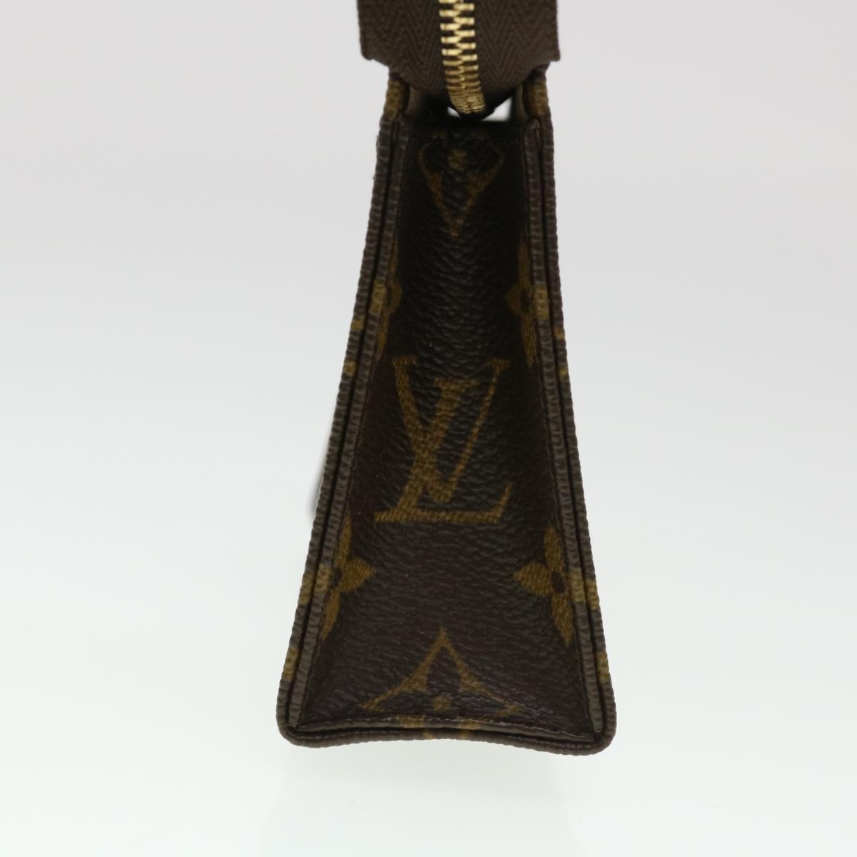 LOUIS VUITTON Monogram Poche Toilette 15 Pouch M47546 LV Auth ac1915