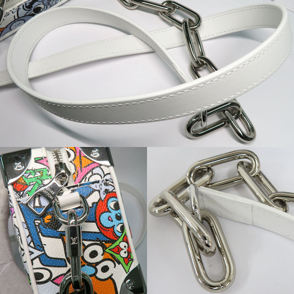 Louis Vuitton M82008 Monogram Comic 2023 Supreme Summer  Collection Crossbody White Multicolor Chain Leather Mens