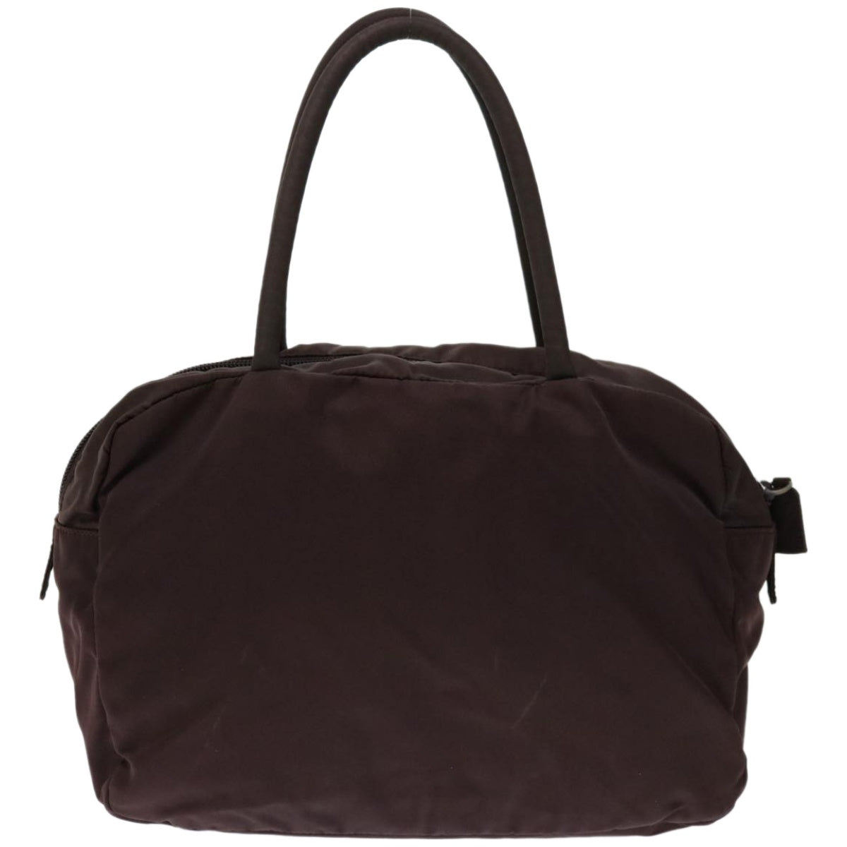 PRADA Hand Bag Nylon Brown Auth ac2805