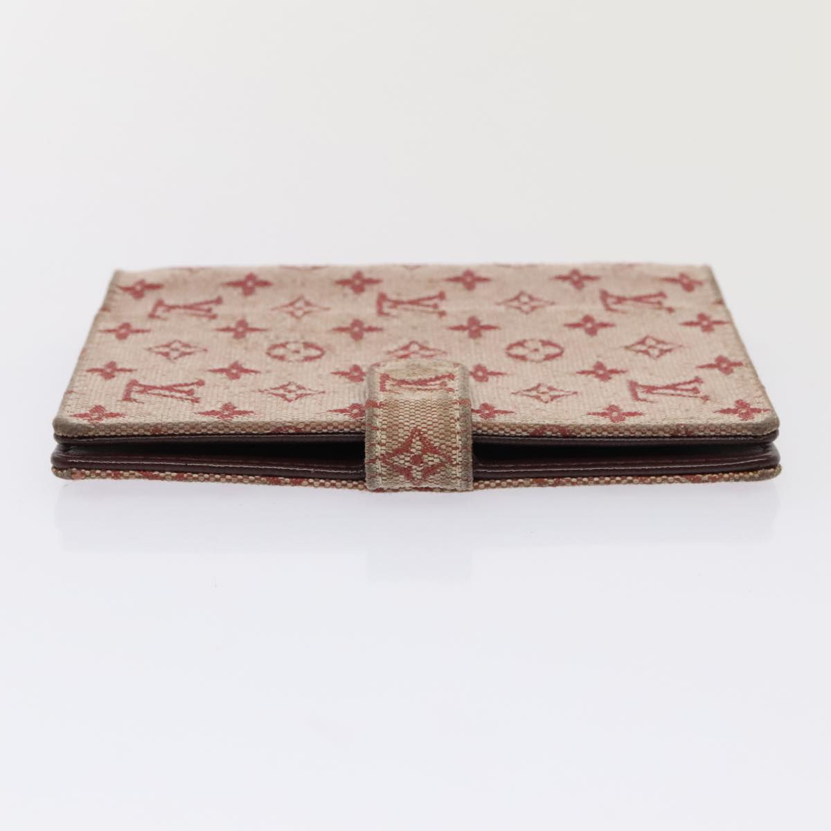 LOUIS VUITTON Monogram Mini Agenda PM Day Planner Cover Red R20912 Auth ac3224