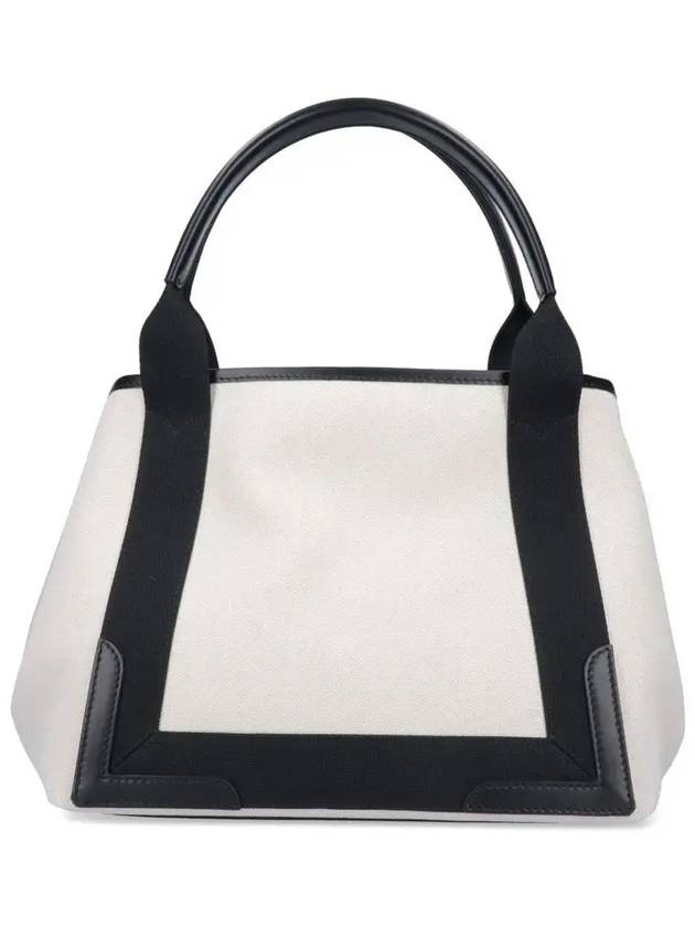 Luxury Balenciaga  Cabas Small Tote Bag Natural Black