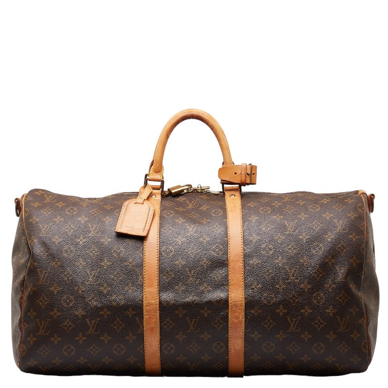 Louis Vuitton Monogram Kipur Bandouliere 55 Boston Bag Travel Bag M41414 Brown PVC Leather  Louis Vuitton