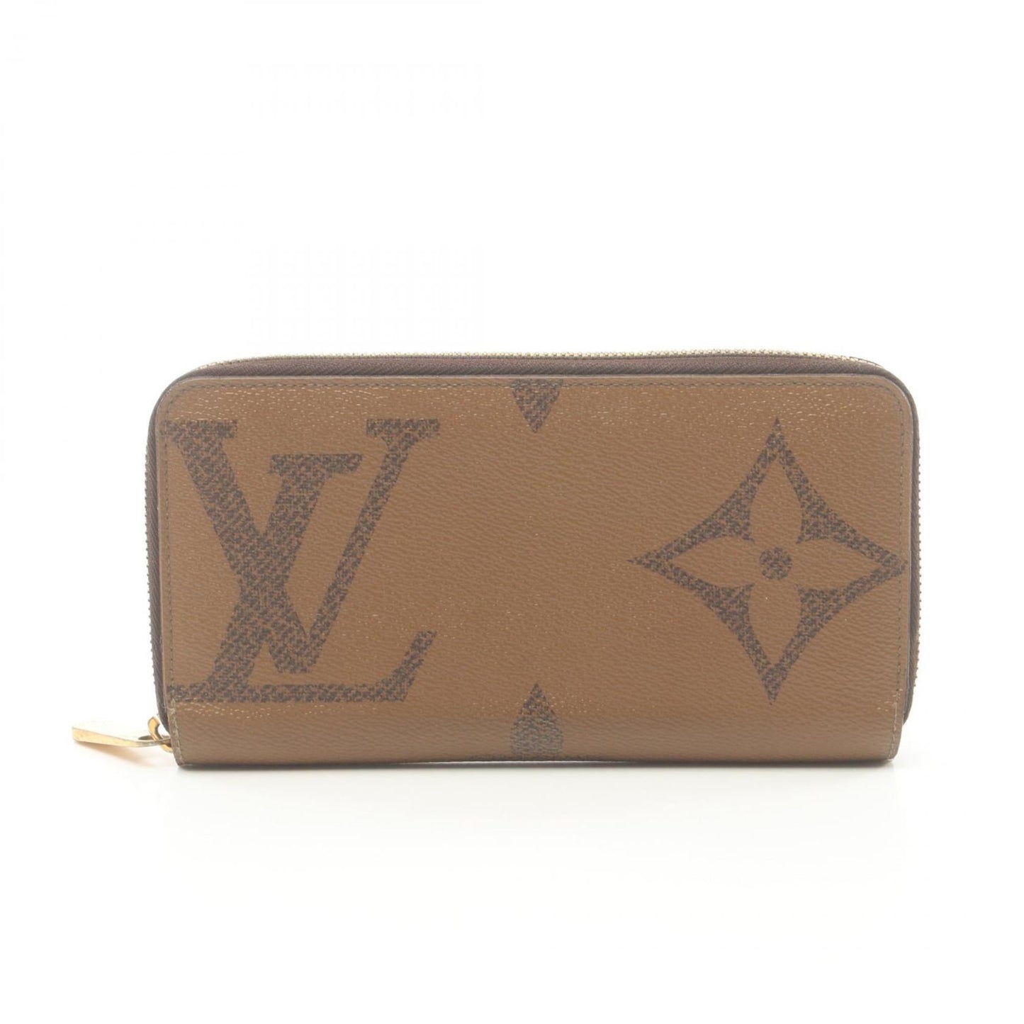 Louis Vuitton  Coated Canvas Leather Long Wallet (Bi-Fold)