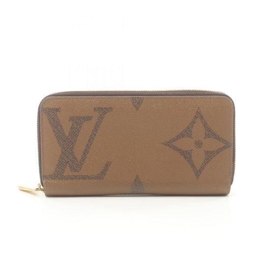 Louis Vuitton  Coated Canvas Leather Long Wallet (Bi-Fold)