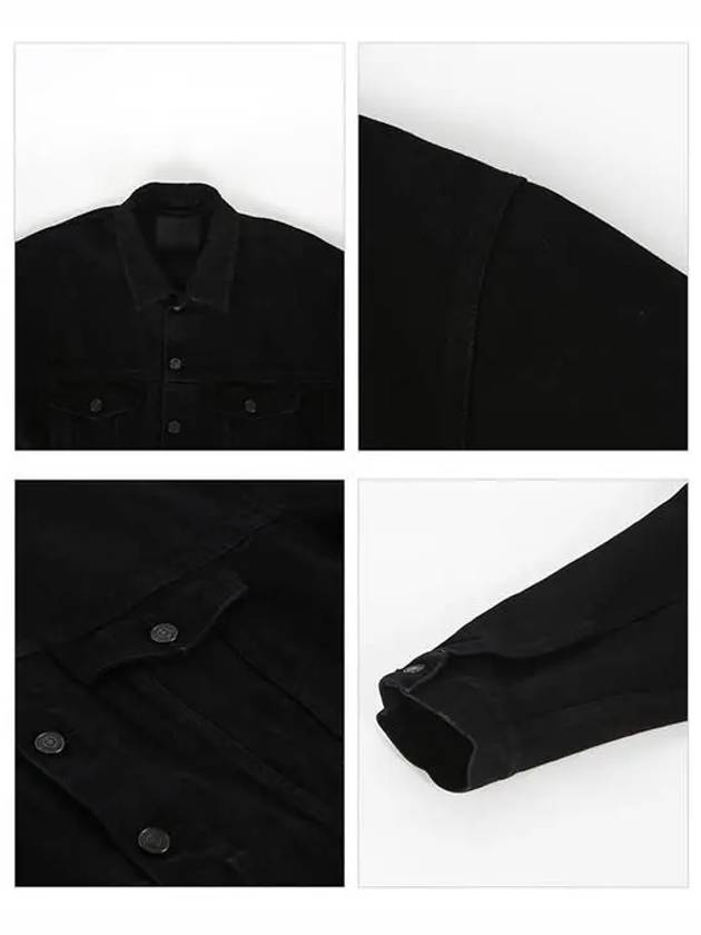 Luxury Balenciaga  Oversized Denim Jacket Black