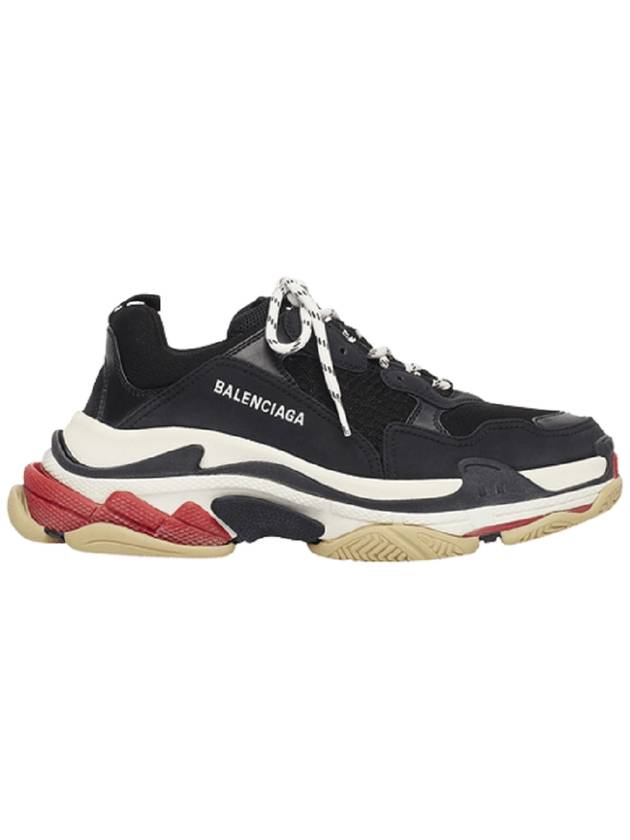 Luxury Balenciaga  Triple S Low Top Sneakers Black