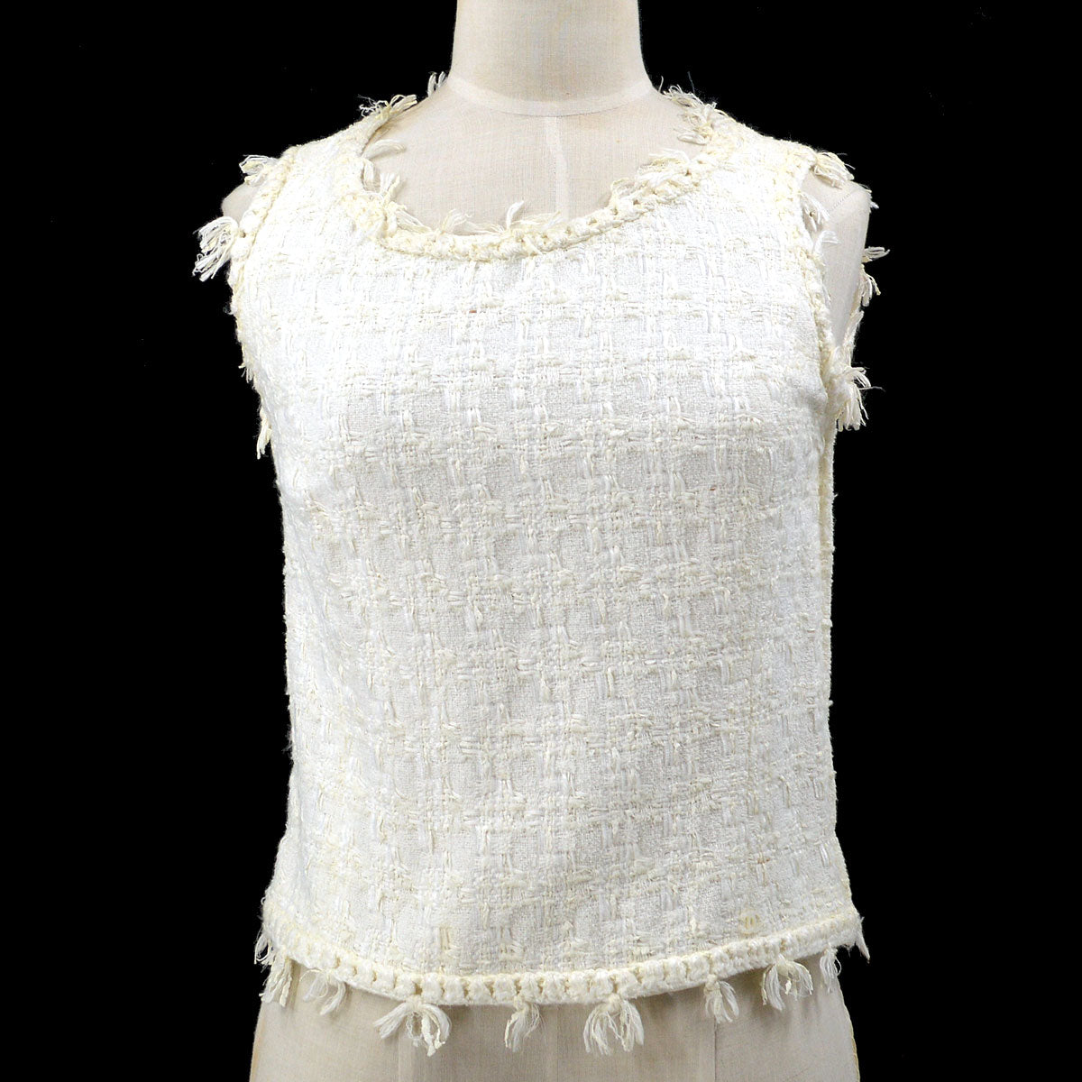 Chanel Cruise 2005 tweed open-front jacket & sleeveless top set  #34