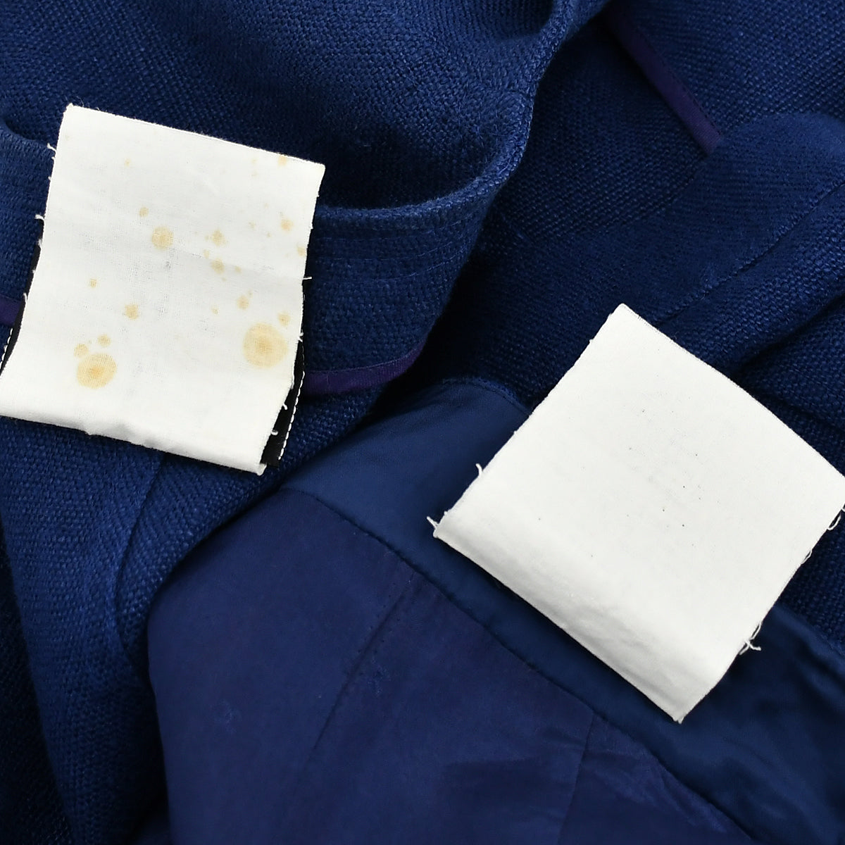 Chanel Setup Suit Jacket Skirt Blue 93C #38