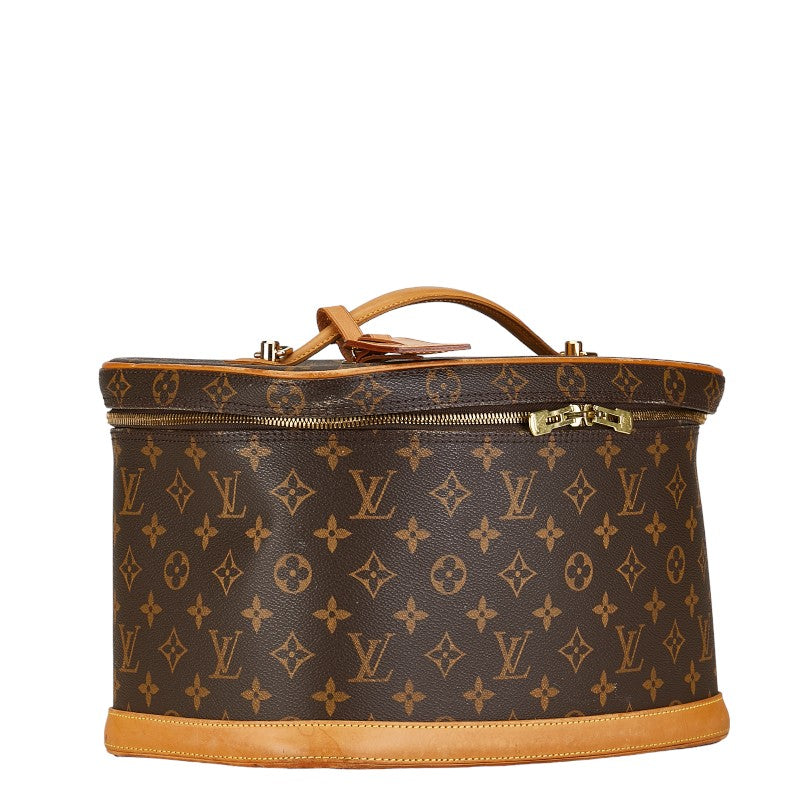 Louis Vuitton Monogram Nice Handbag Shoulder Bag 2WAY M47280 Brown PVC Leather  Louis Vuitton