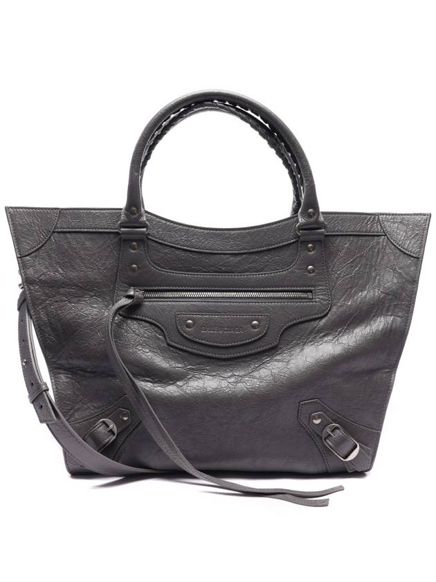 Luxury Balenciaga  Neo Classic Tote Bag Grey