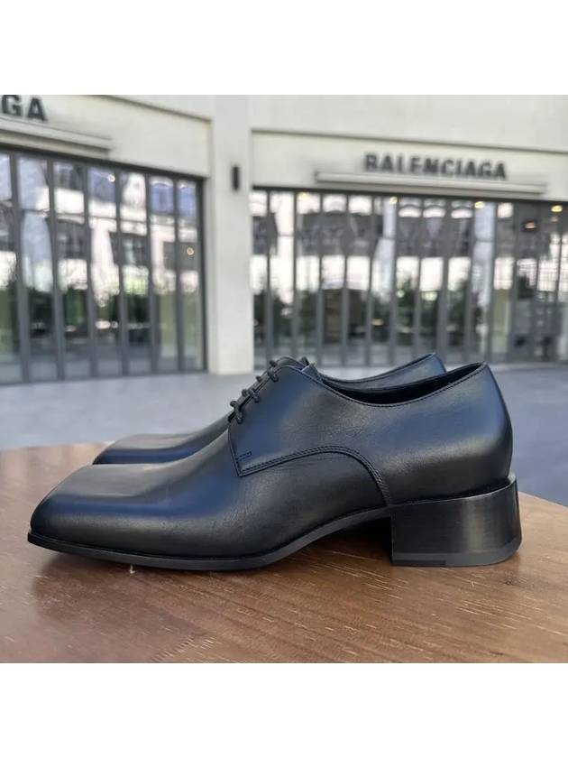 Luxury Balenciaga  Work Lace-Up Derby Black